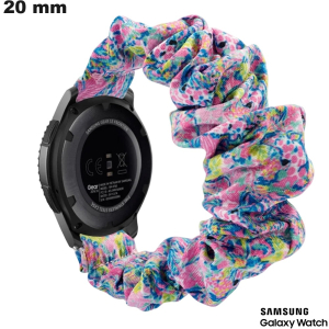 Bracciale Multicolore 20 mm per smartwatch Samsung Tessuto economico