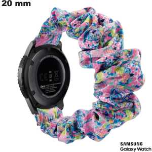 Pulsera Multicolor de 20 mm para smartwatch Samsung de Tela barata