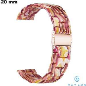 Comprar Pulsera de Resina Multicolor de 20 mm Haylou para smartwatch