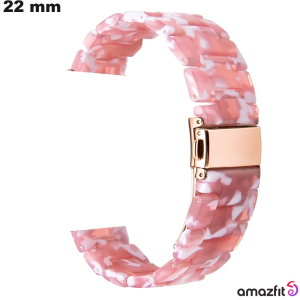Vente Bracelet 22 mm de smartwatch Amazfit Résine Rose