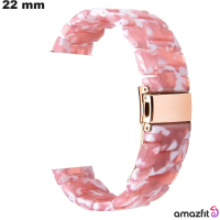 Vendita Bracciale da 22 mm per smartwatch Amazfit Resina Rosa