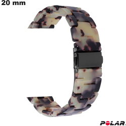 Polsband voor horloge Hars 20mm Multicolor Pool