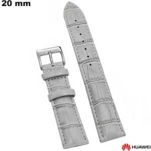 Verkoop Echte Leren Grijze Armband Huawei smartwatch 20mm Verkoop Echte Leren Grijze Armband Huawei smartwatch 20mm