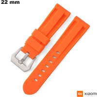 Armband Silicoon Xiaomi 22mm Oranje # Snelle Levering