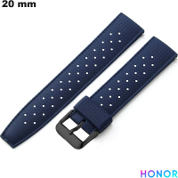 Pulsera de reloj inteligente Honor 20 mm Azul Silicona de calidad