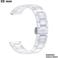 Acheter Bracelet 22 mm Céramique Blanc élégance Samsung
