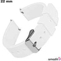 Vente Bracelet 22 mm smartwatch Amazfit Blanc Silicone