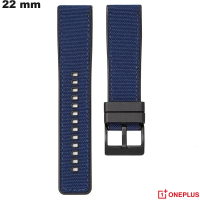Braccialetto in silicone 22mm per smartwatch Blu OnePlus di qualità