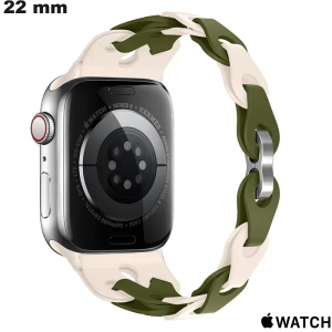 Koop Witte Smartwatch Band 22 mm Apple Watch