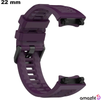 Braccialetto 22 mm Viola Caucciu mostra Amazfit # Spedizione Gratuita