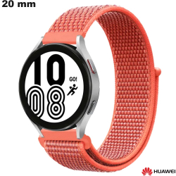Pulseira Huawei de relógio conectado 20 mm Vermelho Tecido