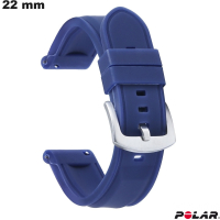 Bracciale in Silicone 22mm Blu Polare per smartwatch # Qualità Premium