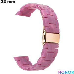 Venda Pulseira de 22mm Honor Rosa para relógio inteligente de resina