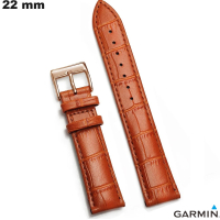 Pulsera de 22 mm marrón para reloj inteligente Garmin de calidad