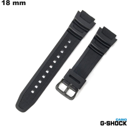 Bracelete Casio G-Shock 18mm relógio Borracha Preta
