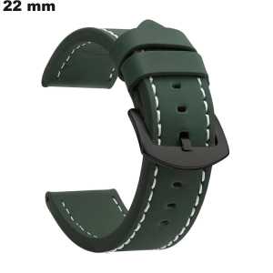 Armband Grün 22 mm Uhr Kunstleder # Bester Preis Armband Grün 22 mm Uhr Kunstleder # Bester Preis