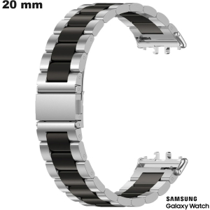 Bracelet 20 mm de smartwatch Argenté Acier Samsung pas cher