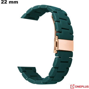 Braccialetto in resina 22 mm per smartwatch verde OnePlus economico