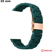 Braccialetto in resina 22 mm per smartwatch verde OnePlus economico
