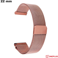 Vendita Bracciale OnePlus Dorato Rosa 22mm Acciaio Inossidabile