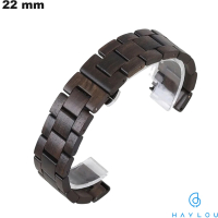 Bracciale per smartwatch 22 mm Nero Haylou Bois | Porta in omaggio