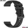 Bracciale per smartwatch in silicone Polar 20mm Nero ● Consegna Veloce