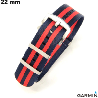 Pulsera de tela Garmin de 22 mm Azul | Fácil de montar