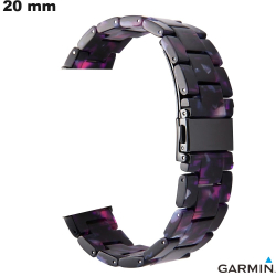 Armband Hars voor smartwatch 20mm Garmin Multicolor