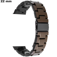 Brown Resin 22mm Bracelet for Watch \ Free Shipping