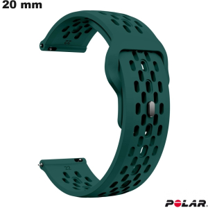 Bracciale durevole per smartwatch Verde 20mm Silicone Polar di qualità