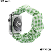 goedkope groene 22 mm textiel armband voor Apple Watch