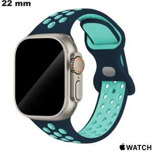 Verkoop van 22mm trendy blauwe smartwatchband voor Apple Watch Verkoop van 22mm trendy blauwe smartwatchband voor Apple Watch