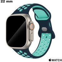 Vendita Braccialetto per smartwatch 22mm alla moda Blu Apple Watch
