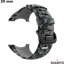 Armband Grau Smartwatch Gummi 25mm Suunto