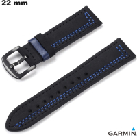 Verkauf Garmin 22 mm schwarze Smartwatch-Armbänder aus echtem Leder