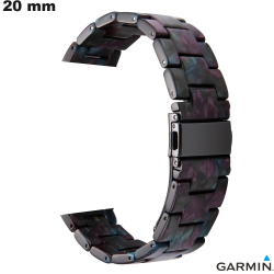 Pulseira 20 mm Garmin Resina Preta relógio
