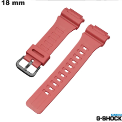 Pulseira para relógio Casio G-Shock 18mm Vermelha em Silicone