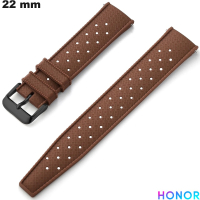 Bracciale Honor 22 mm orologio connesso in gomma marrone di qualità