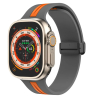 Grijze 22mm armband voor Apple Watch van kwaliteitsilicone