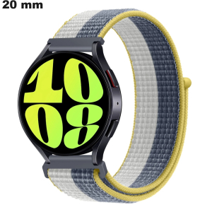 Armband Gewebe Grau 20mm für Uhr: Schneller Versand