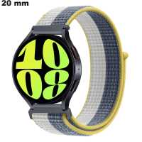 Armband Gewebe Grau 20mm für Uhr: Schneller Versand