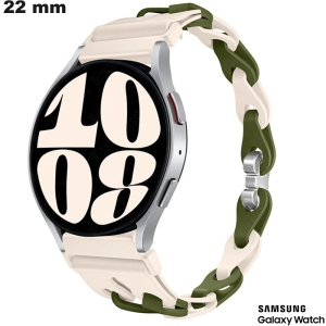 Bracciale Verde in Silicone 22mm per Samsung orologio connesso a buon prezzo