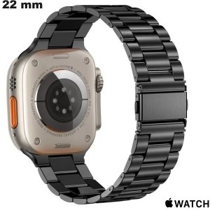 Verkoop Bracelet Oyster 22mm Apple Watch Roestvrij staal Zwart Verkoop Bracelet Oyster 22mm Apple Watch Roestvrij staal Zwart