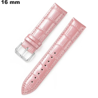 Armband 16mm Echtes Leder Rosa für Uhr: Kostenloser Versand ab 20€