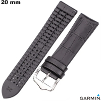 Bracciale Garmin per orologio connesso Nero Caucciù 20mm economico