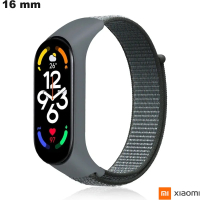 Armband Xiaomi Tissu slimme horloge Trail Grijs 16mm van hoge kwaliteit