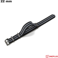 Bracciale 22 mm OnePlus Noir Nylon per orologio | Spedizione gratuita da 20€