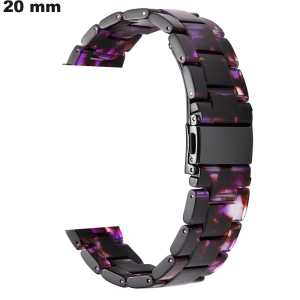 Armband aus Harz 20 mm lila für Uhren / Kostenlose Lieferung