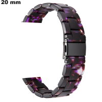 Armband aus Harz 20 mm lila für Uhren / Kostenlose Lieferung