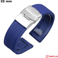Bracciale OnePlus 22 mm Blu per smartwatch in silicone di qualità